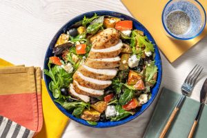 Greek-style lemon and herb chicken salad recipe