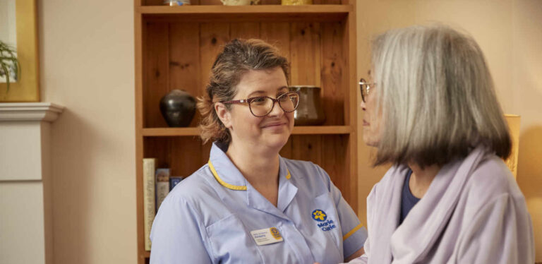 “It makes a whole lot of difference” – Marlene on being a Marie Curie Nurse