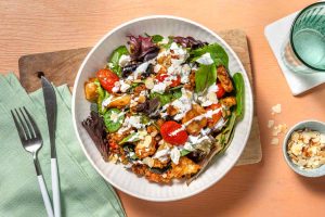 Warm roasted tomato and lentil salad recipe